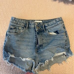 ZARA Denim Distressed Women Shorts